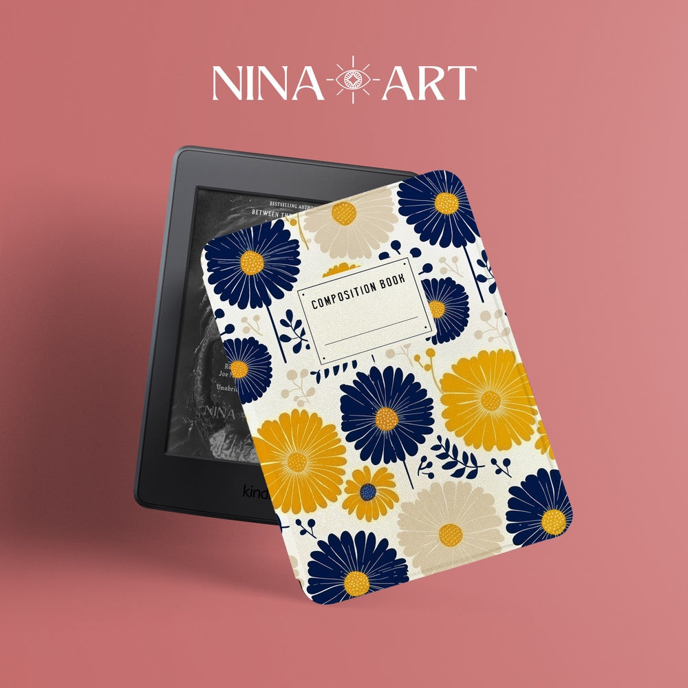 Morning Daisy Composition - Kindle Case