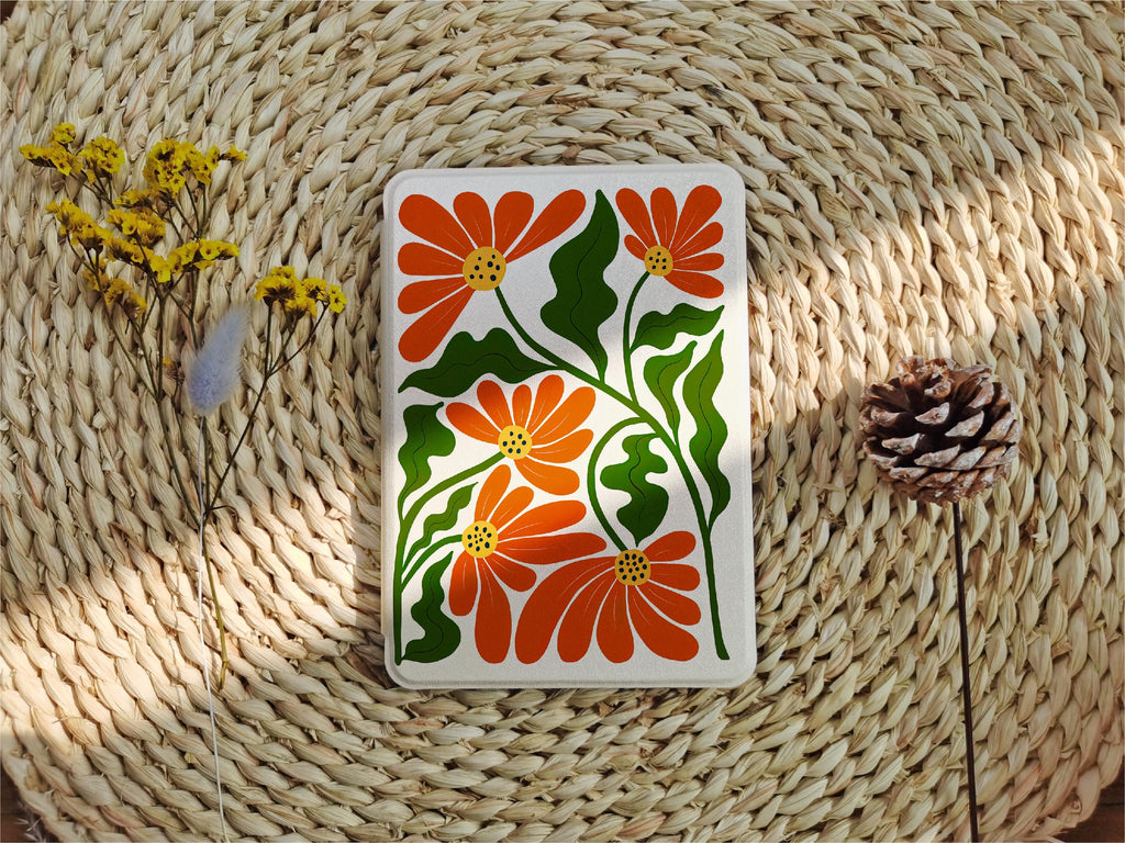 Abstract Floral _ Kindle Case