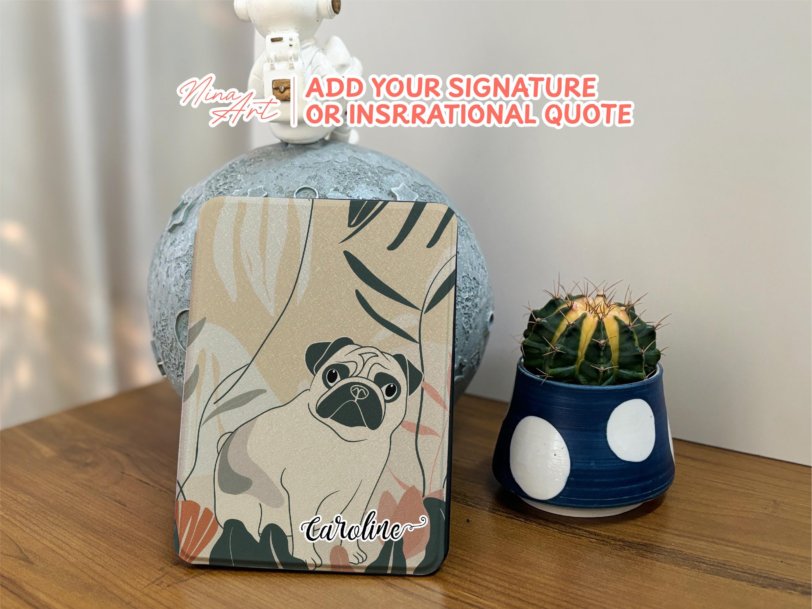 Pug Dog _ Kindle Case