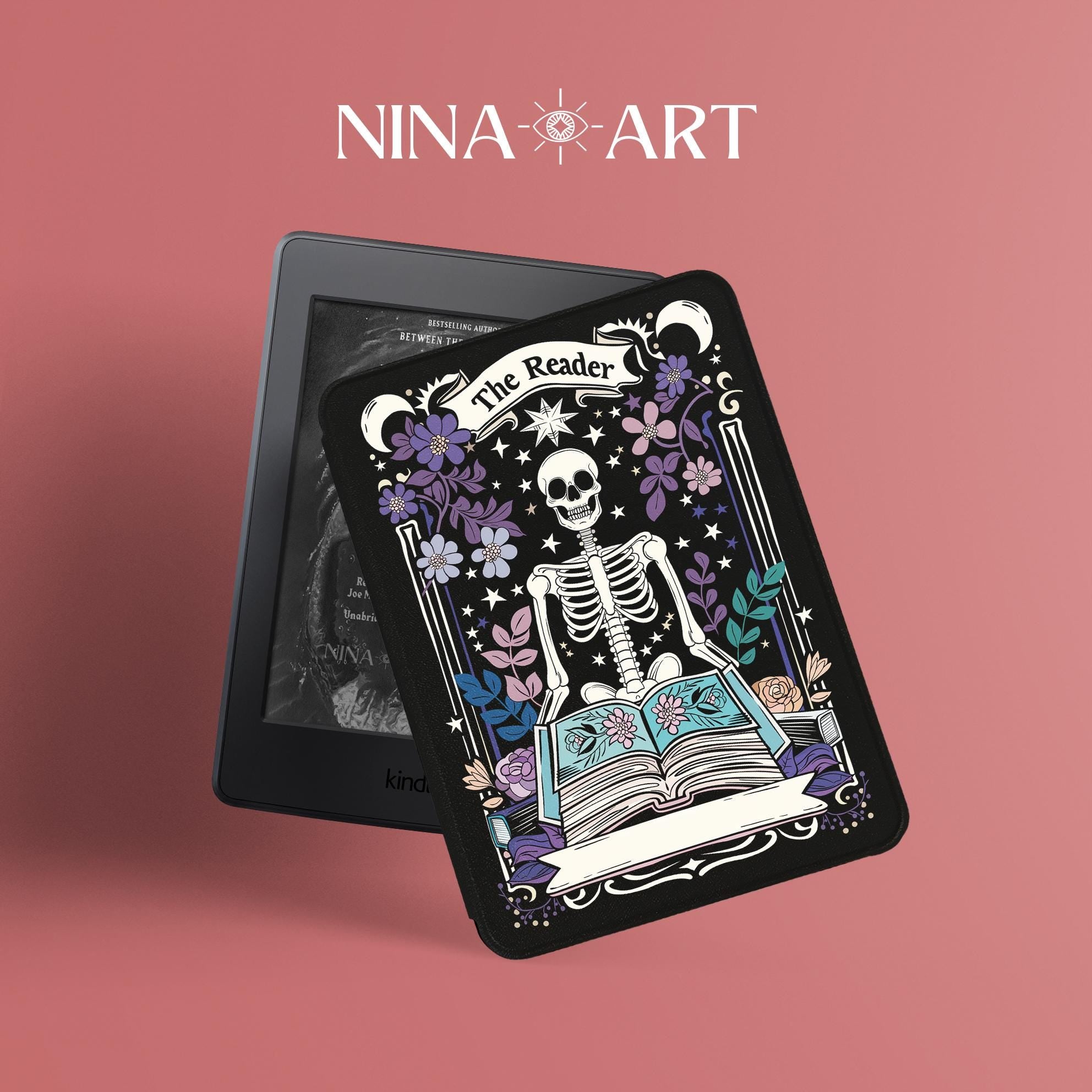 The Reader Tarot Card _ Kindle Case