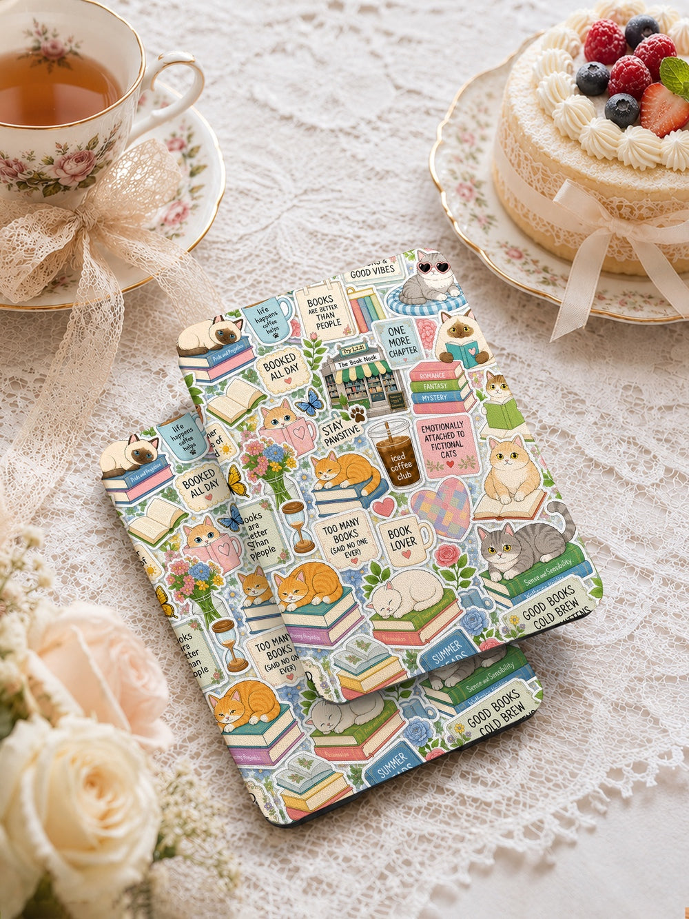 Bookish Cat - Kindle Case