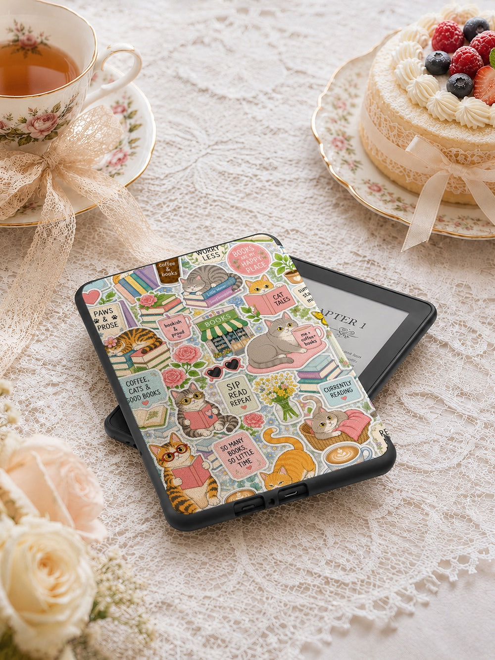 Bookish Cat - Kindle Case