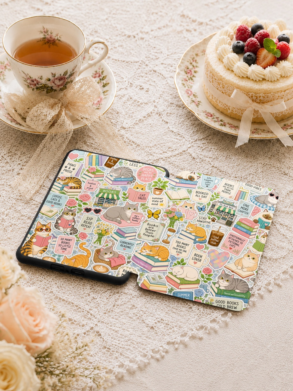 Bookish Cat - Kindle Case