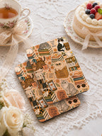 Cat Cafe Sticker - Kindle Case