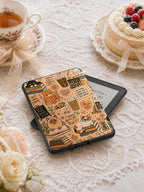 Cat Cafe Sticker - Kindle Case