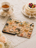 Cat Cafe Sticker - Kindle Case