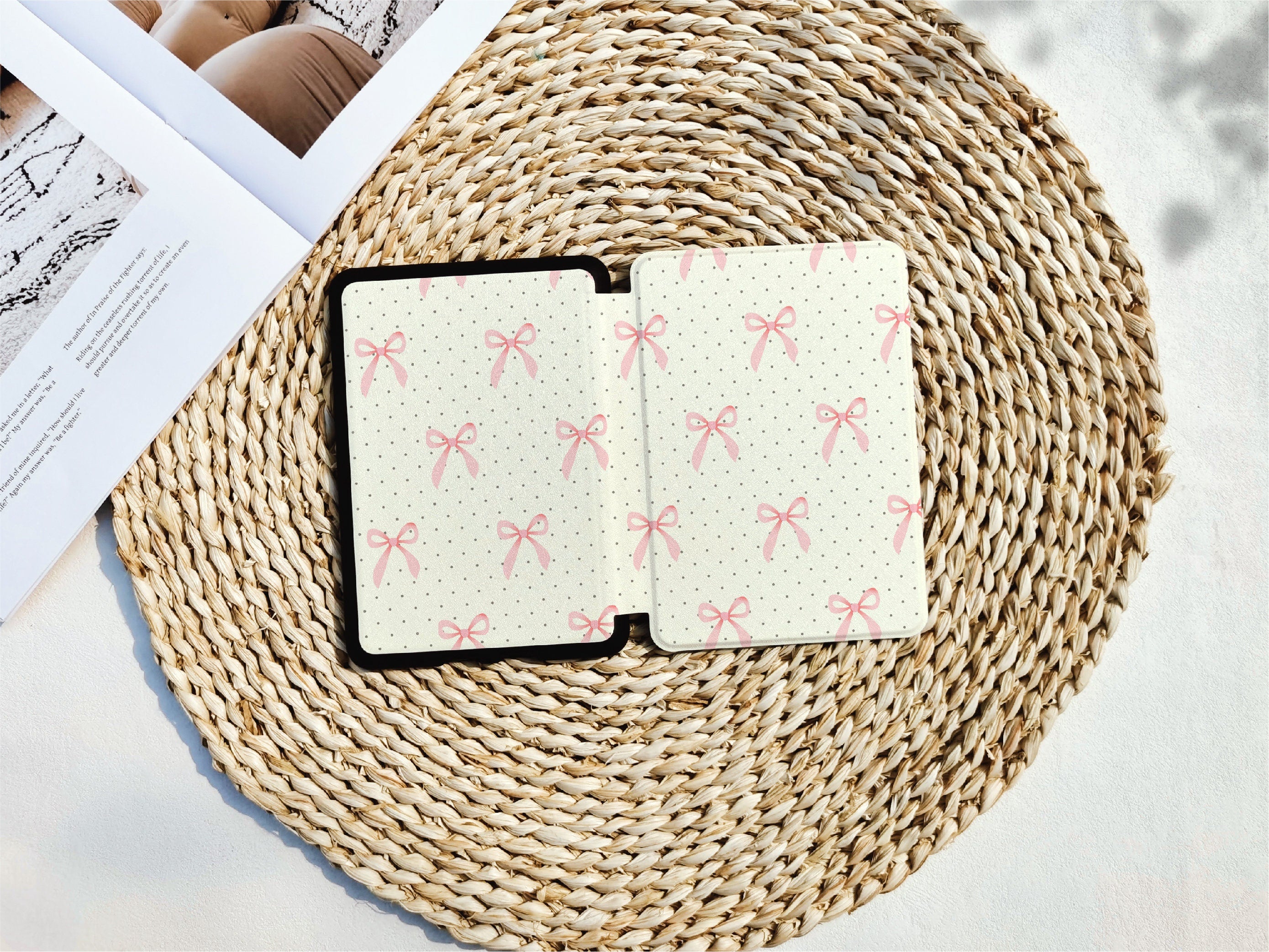 Pink Bow _ Kindle Case