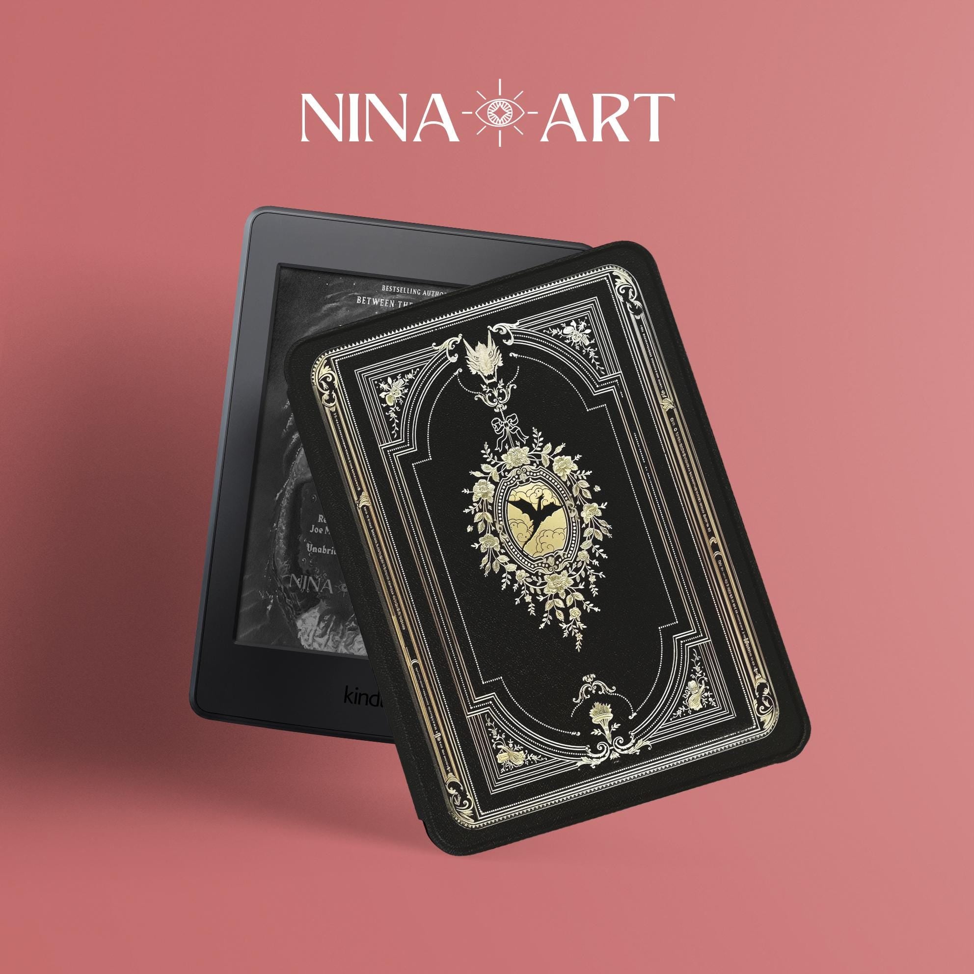 Antique Book Cover _ Kindle Case