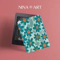 Green Flower _ Kindle Case