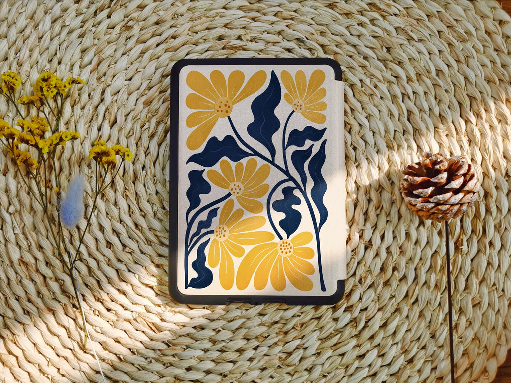 Abstract Botanical Art _ Kindle Case