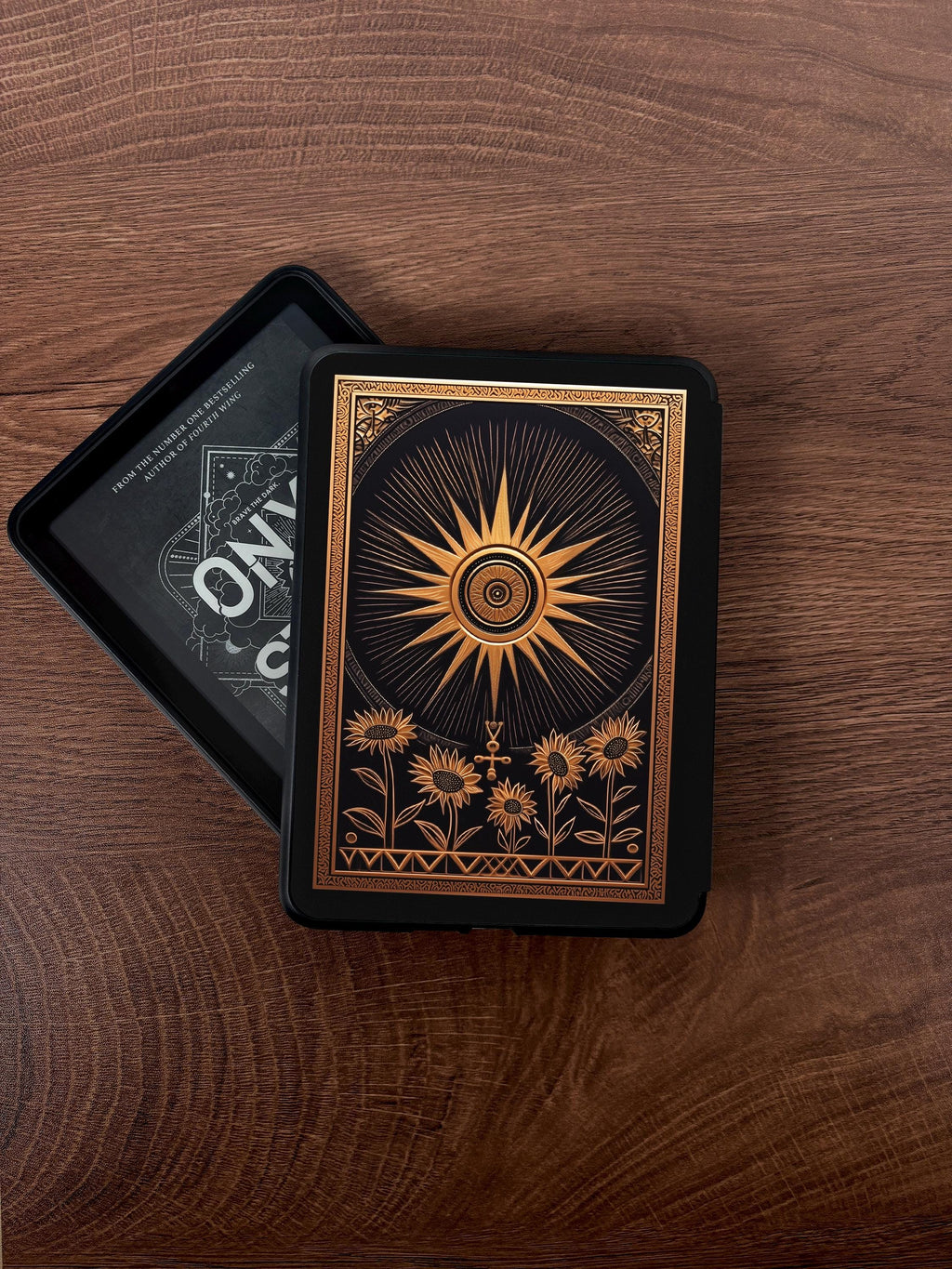 The Sun and sunflowers _ Kindle Case