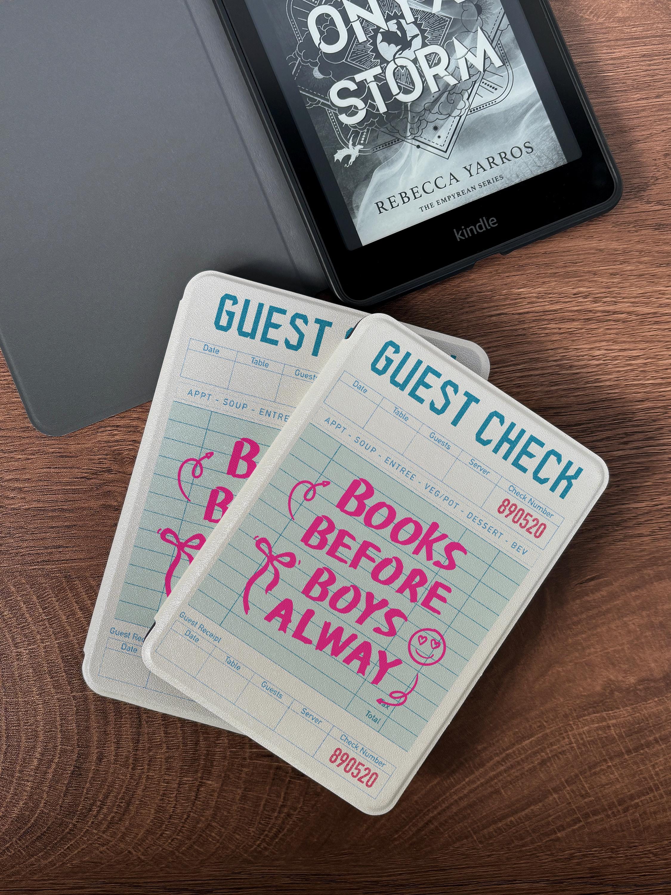 Blue Guest Check _ Kindle Case