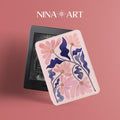 Pink Flower Art _ Kindle Case