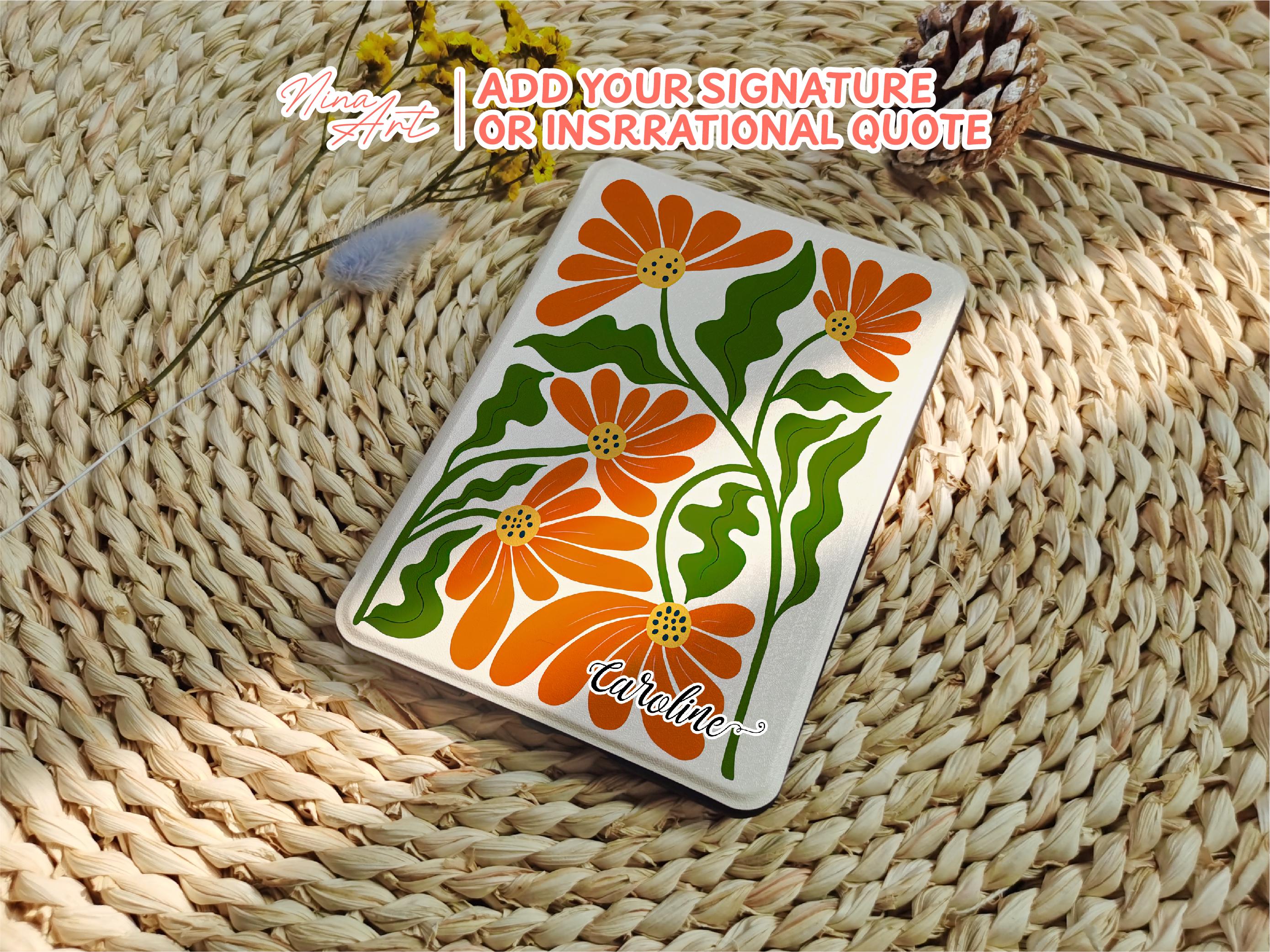 Abstract Floral _ Kindle Case