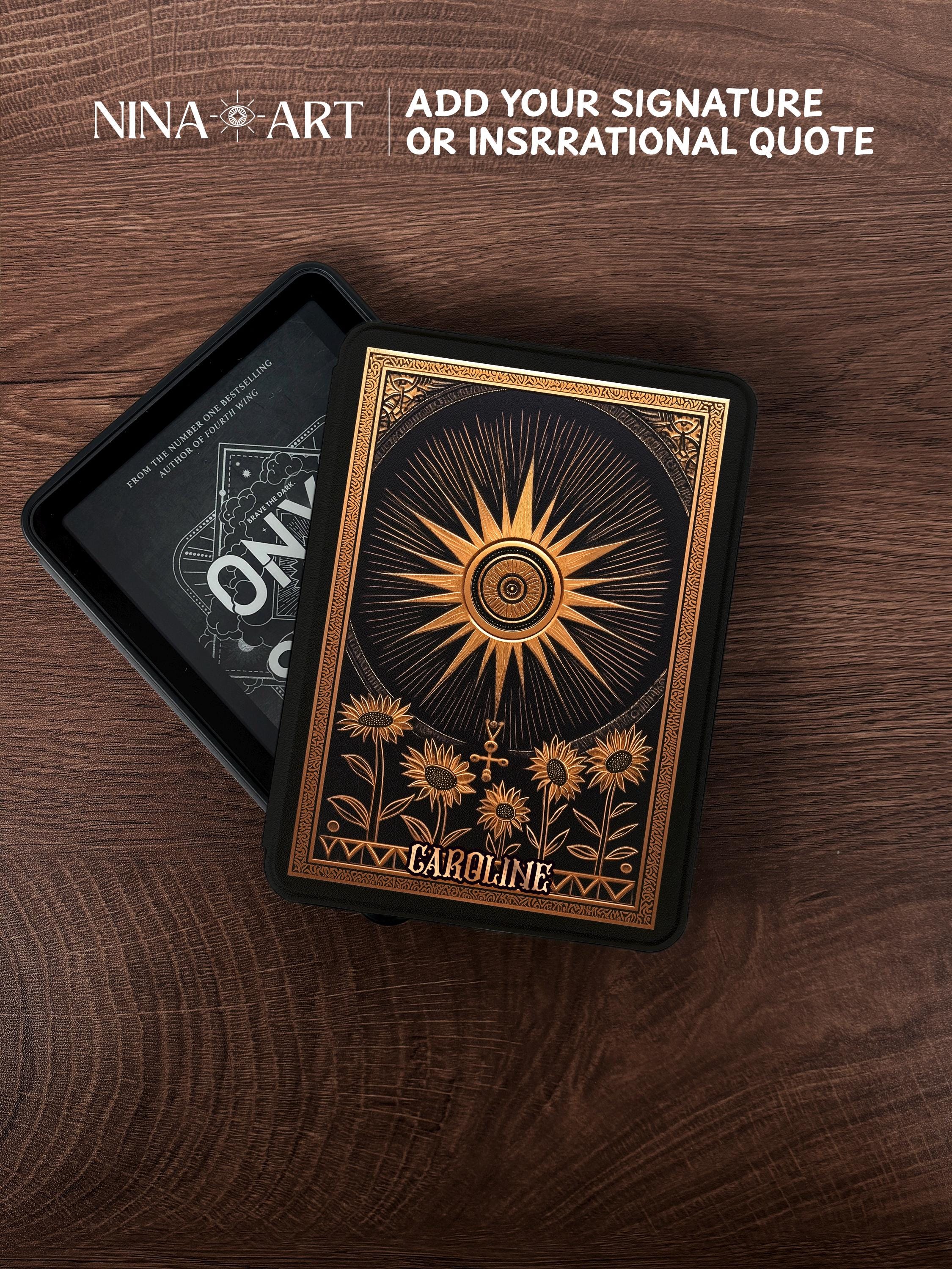 The Sun and sunflowers _ Kindle Case