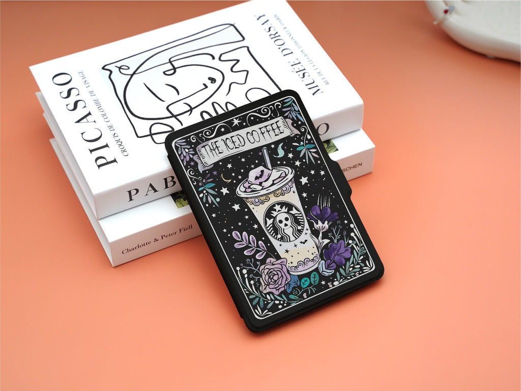 Iced coffee Tarot Card _ Kindle Case