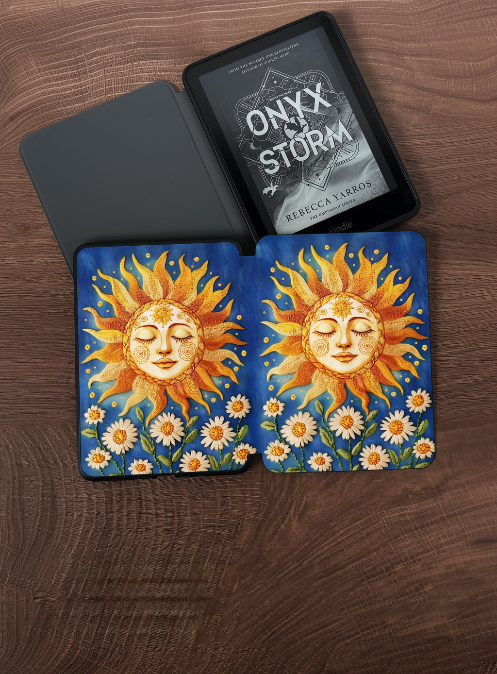 Embroidery Sun _ Kindle Case