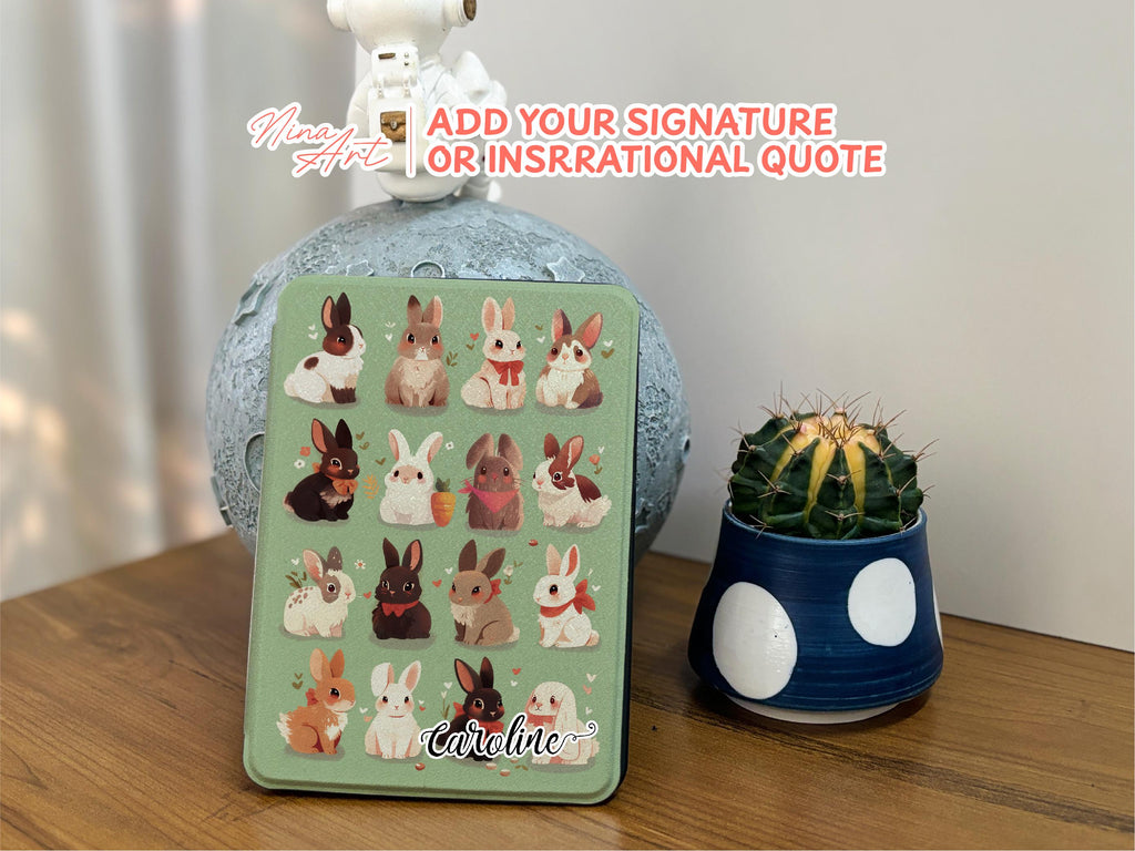 Cute Rabbit _ Kindle Case