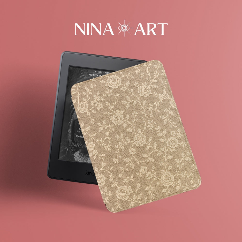 Beige Lace - Kindle Case