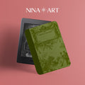 Vintage Garden Composition - Kindle Case - Dark Green