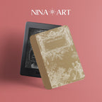 Vintage Garden Composition - Kindle Case - Dark Khaki