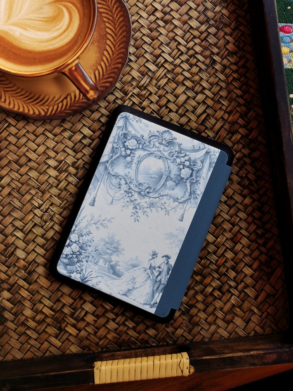 Vintage Garden Composition - Kindle Case - Light Blue
