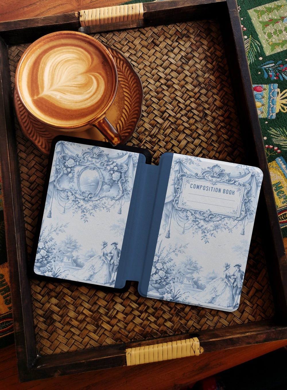 Vintage Garden Composition - Kindle Case - Light Blue