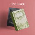 Vintage Garden Composition - Kindle Case - Light Green
