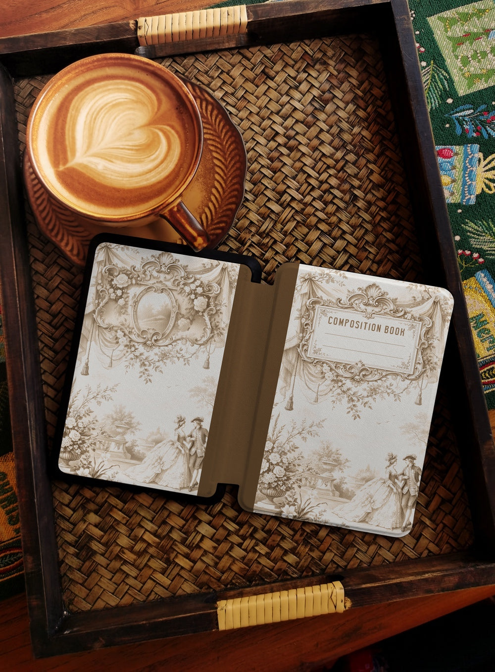 Vintage Garden Composition - Kindle Case - Light Khaki