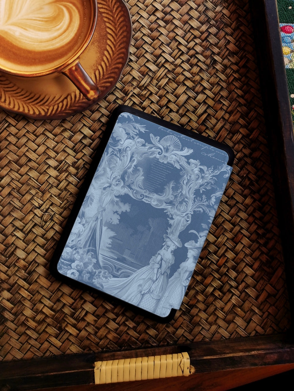 Vintage Composition - Kindle Case - Dark Blue