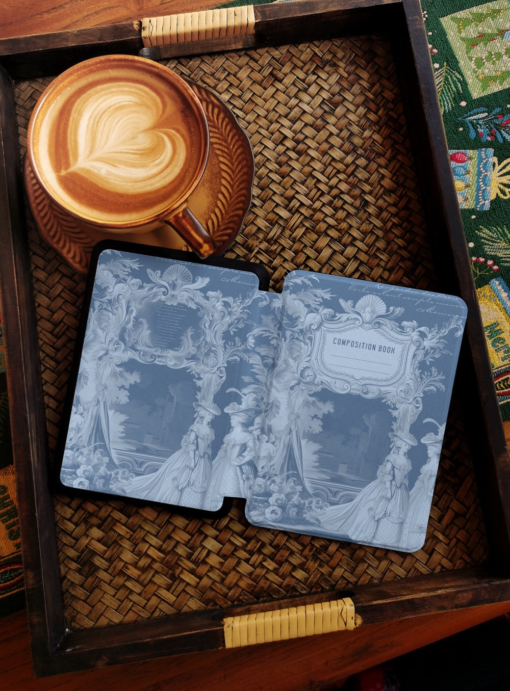 Vintage Composition - Kindle Case - Dark Blue