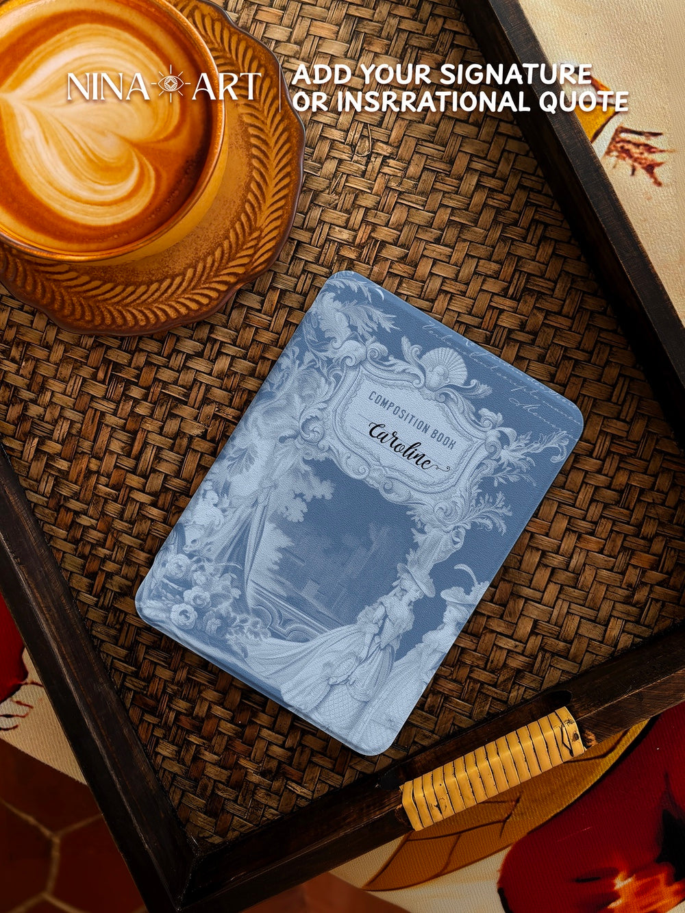 Vintage Composition - Kindle Case - Dark Blue
