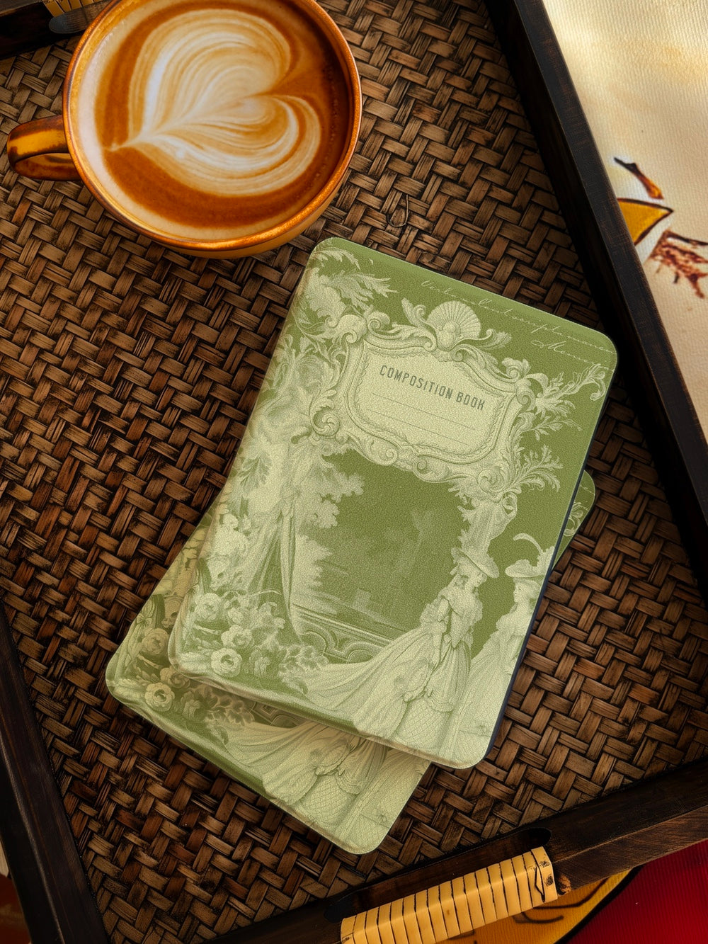Vintage Composition - Kindle Case - Dark Green