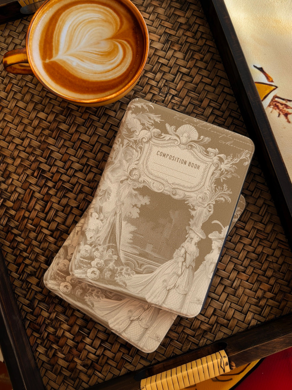 Vintage Composition - Kindle Case - Dark Khaki