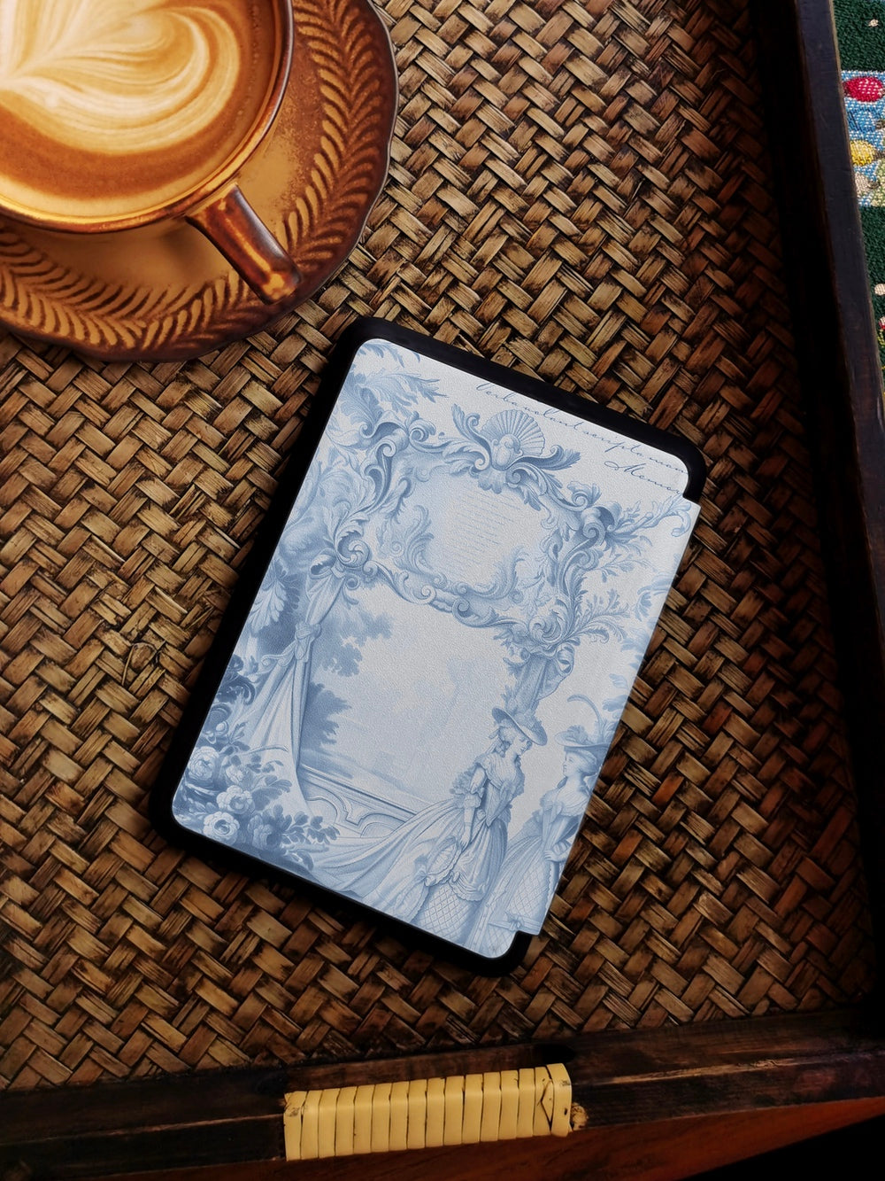 Vintage Composition - Kindle Case - Light Blue