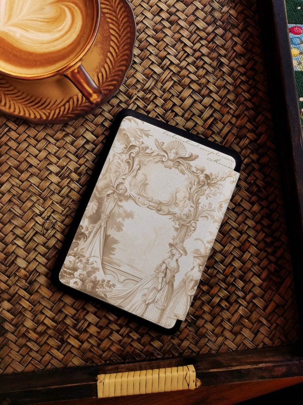 Vintage Composition - Kindle Case - Light Khaki
