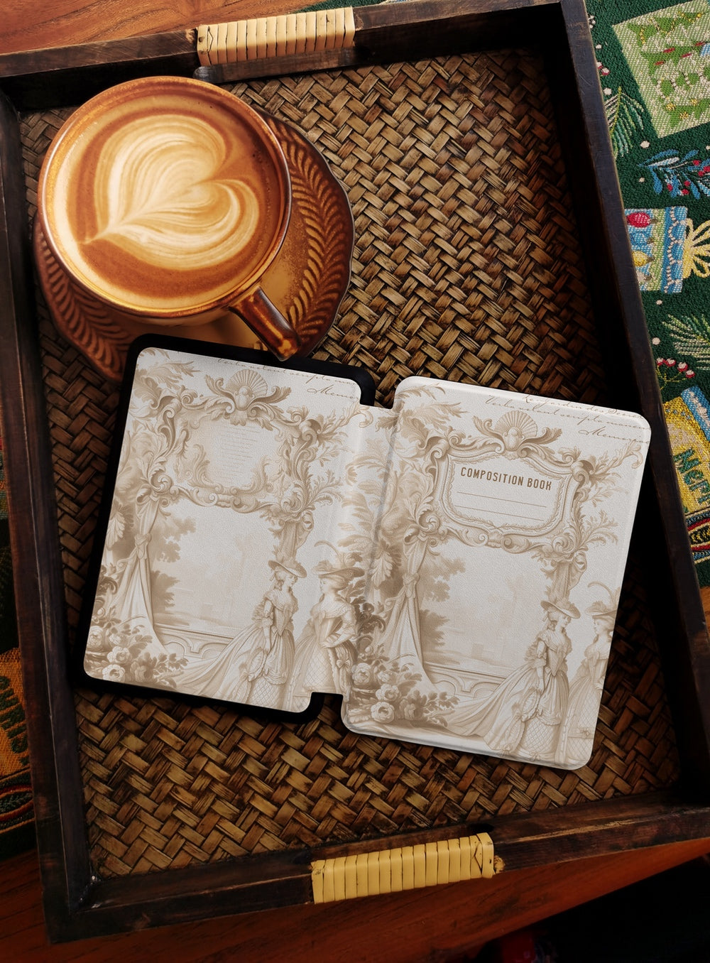 Vintage Composition - Kindle Case - Light Khaki