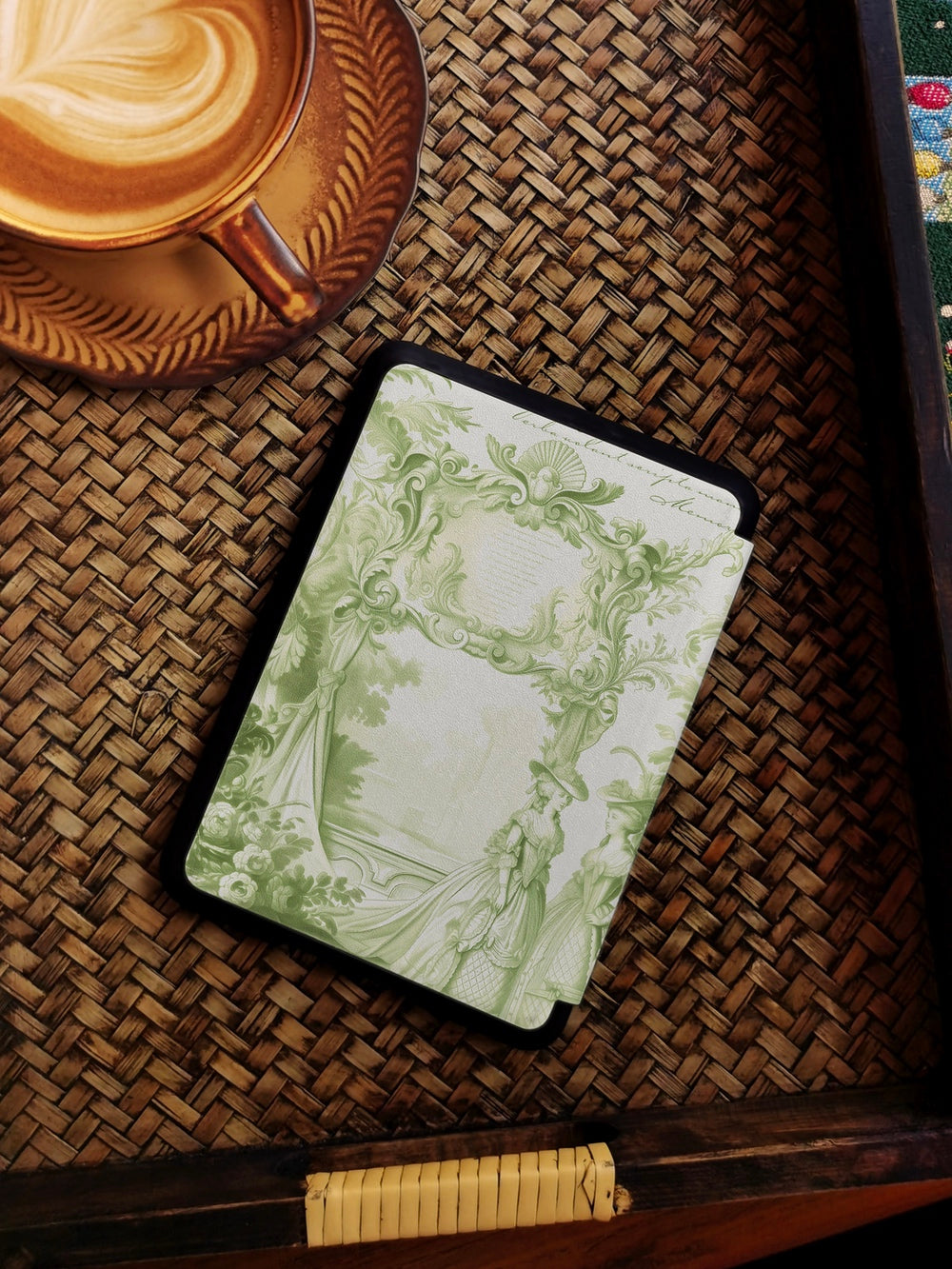 Vintage Composition - Kindle Case - Light Green