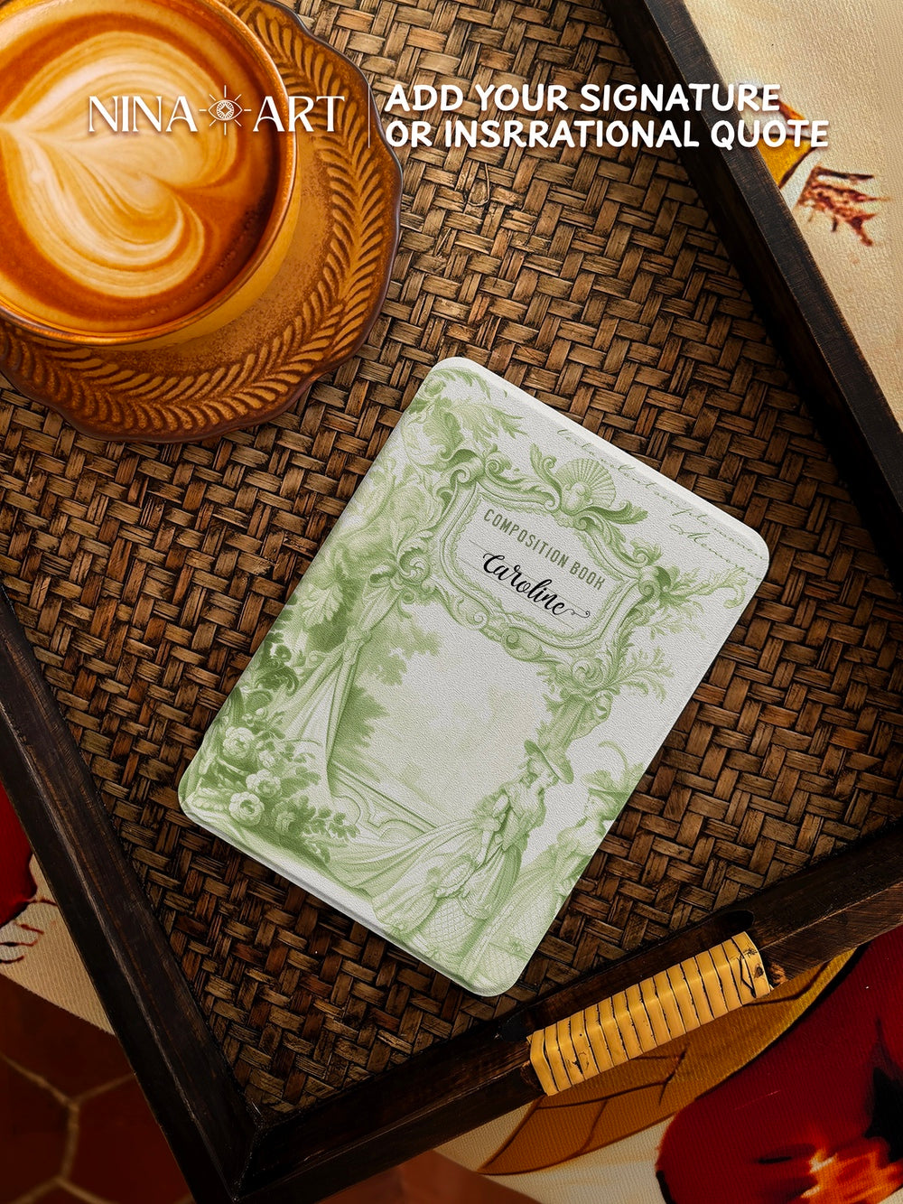 Vintage Composition - Kindle Case - Light Green