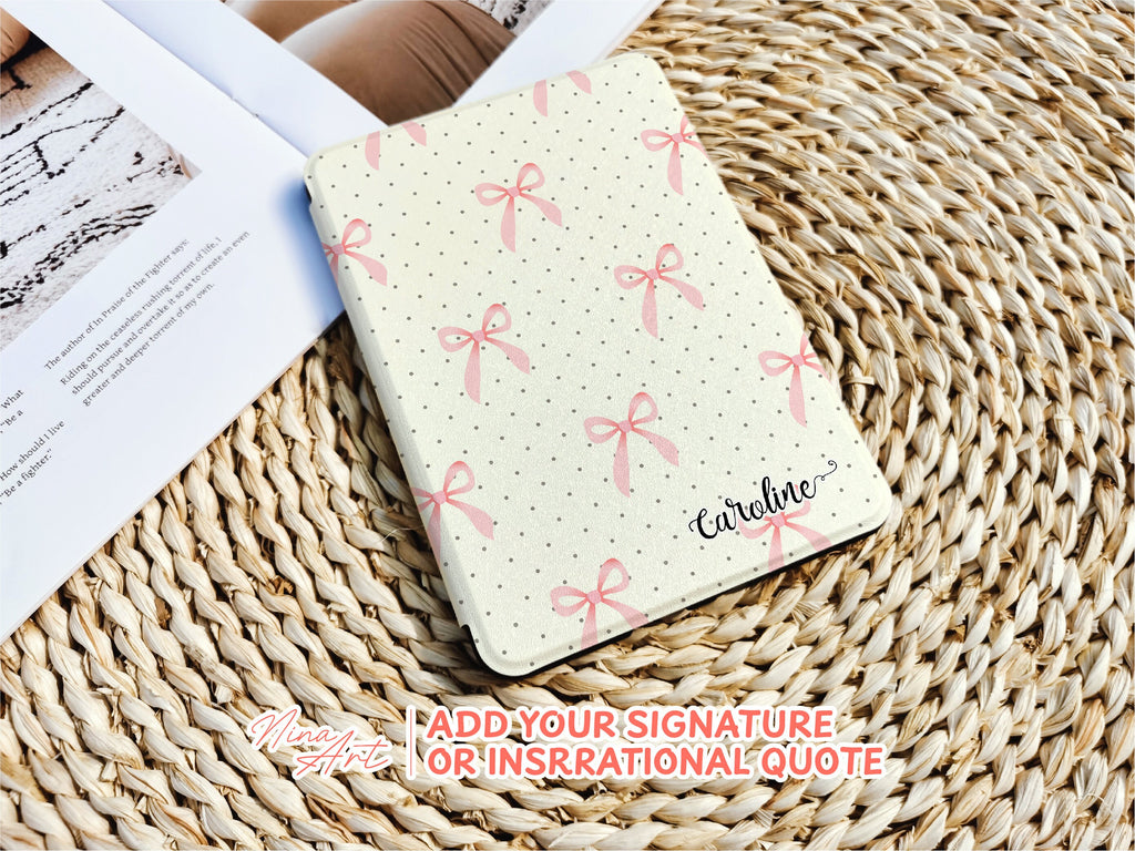 Pink Bow _ Kindle Case