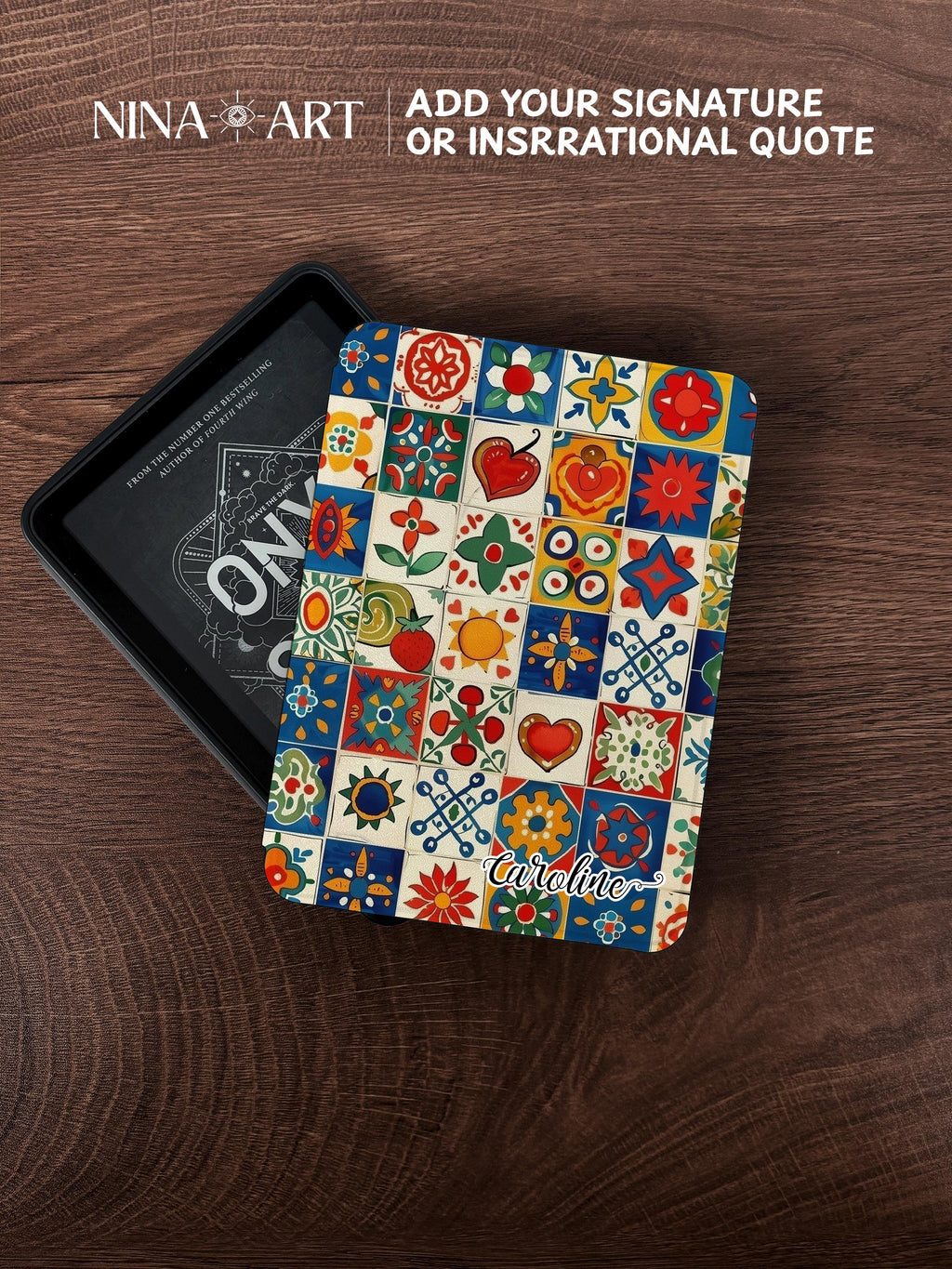 Colorful Talavera Tile _ Kindle Case