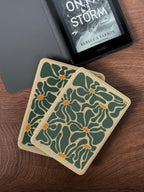 Green Groovy Flowers _ Kindle Case