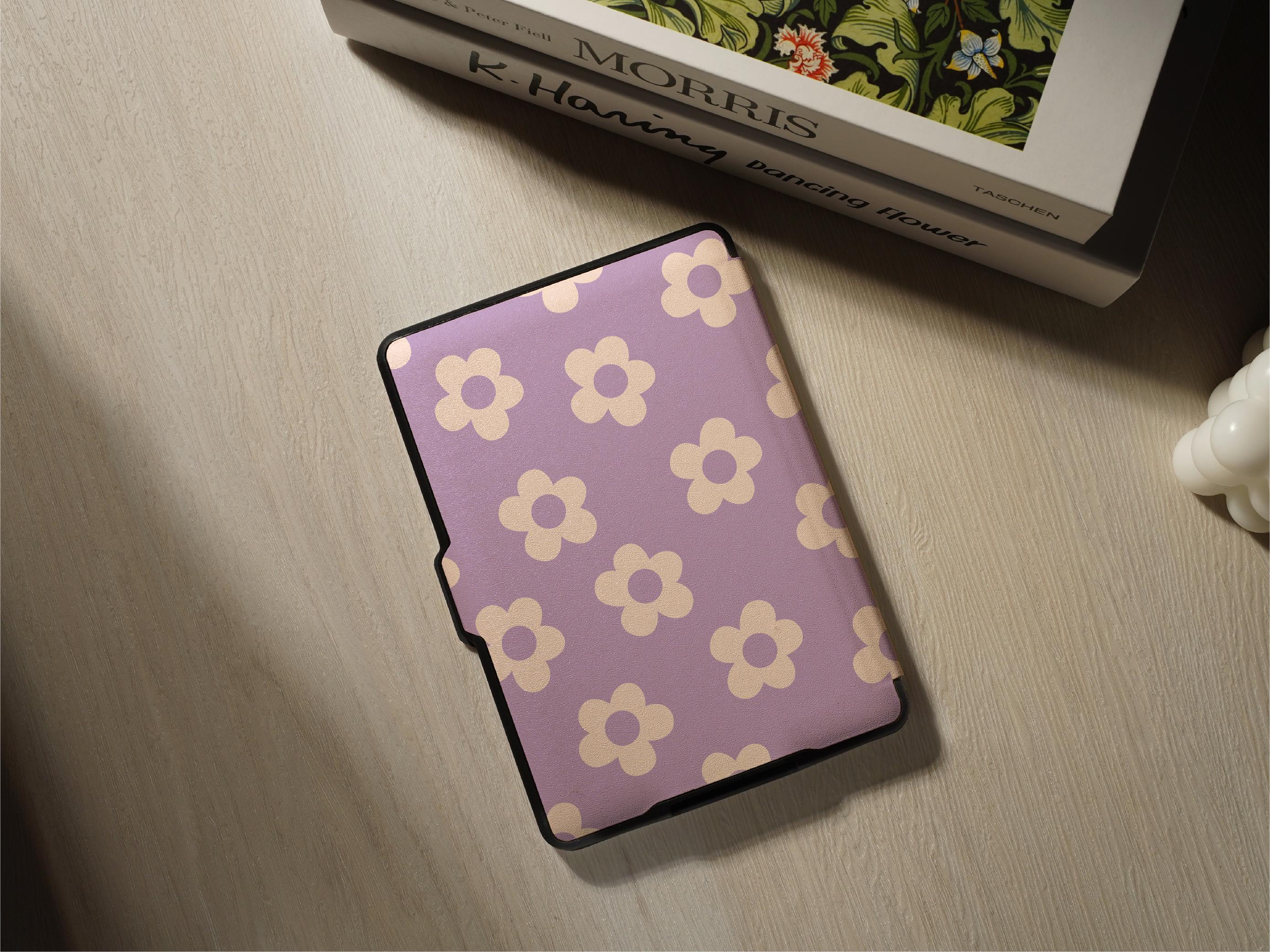 Purple Flowers _ Kindle Case