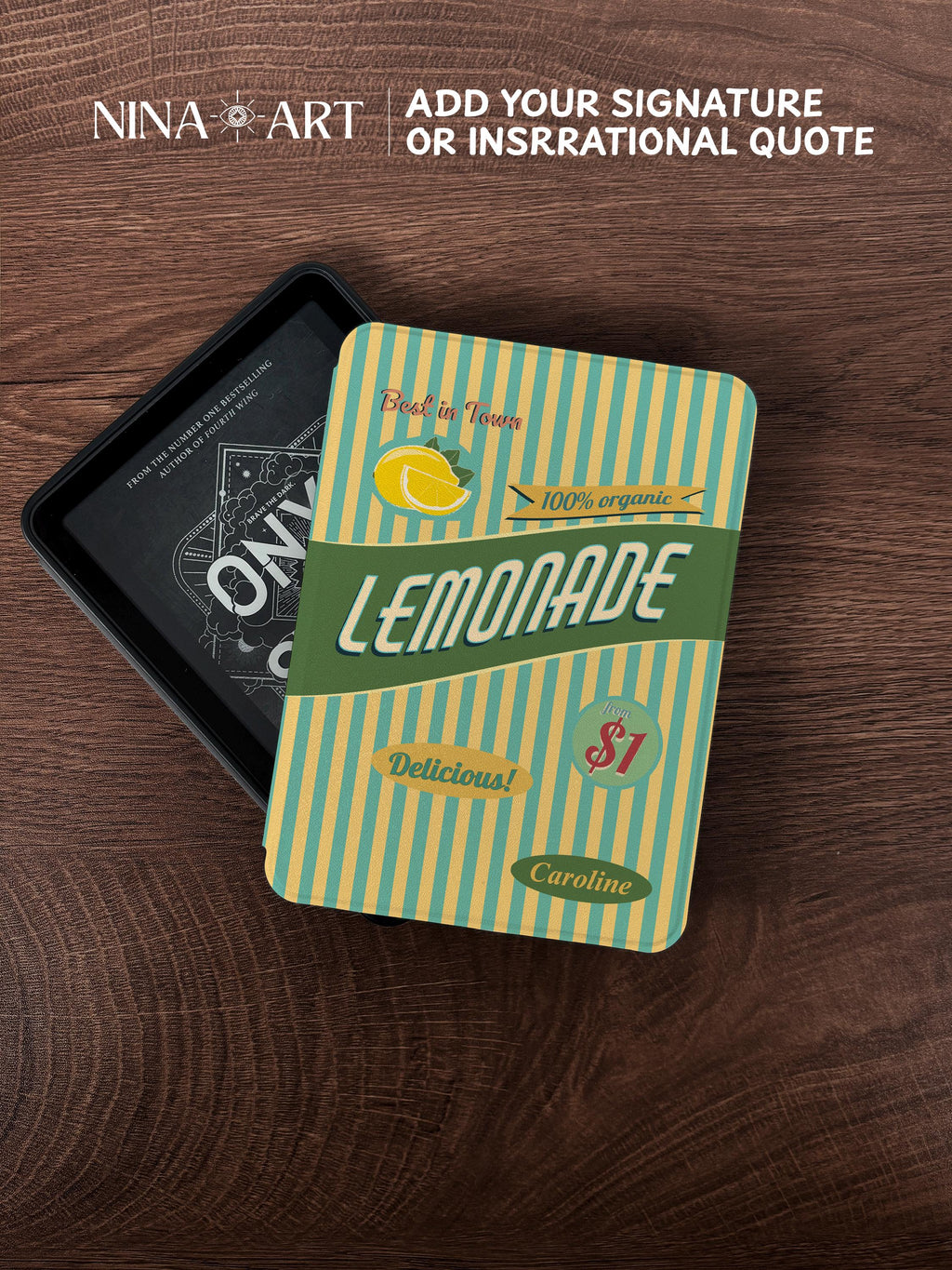 Personalized Lemonade _ Kindle Case