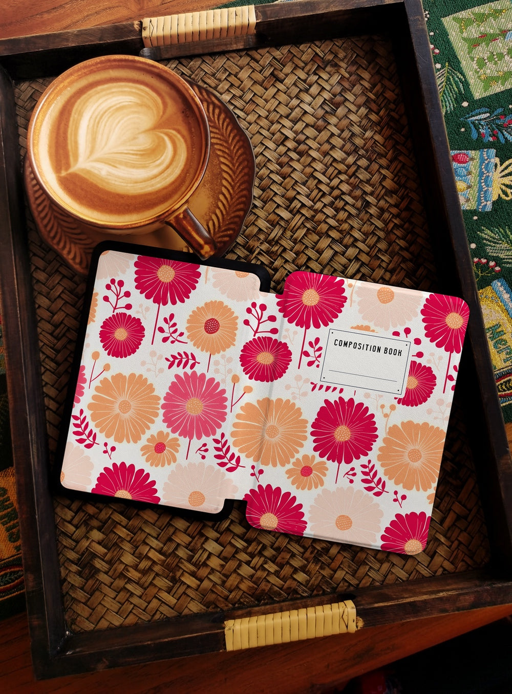 Blush Daisy Composition - Kindle Case