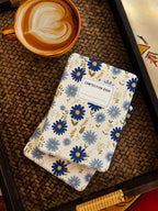 Daisy Composition Book - Kindle Case - Blue