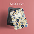 Daisy Composition Book - Kindle Case - Blue
