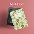 Daisy Composition Book - Kindle Case - Green