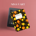 Daisy Composition Book - Kindle Case - Black
