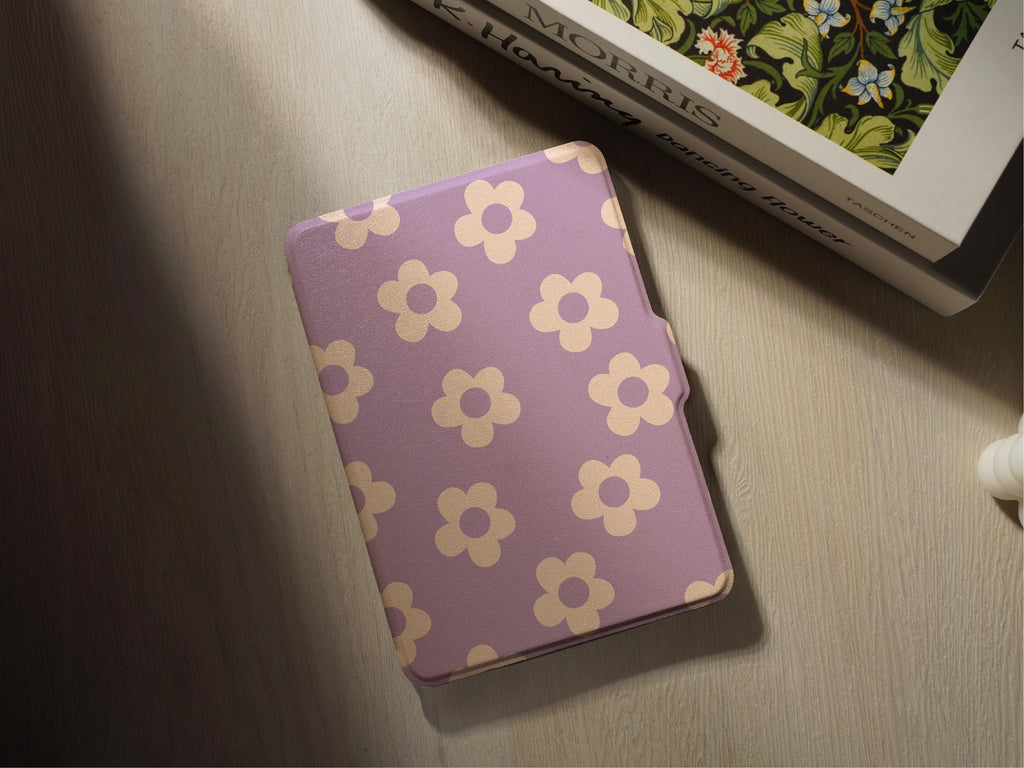 Purple Flowers _ Kindle Case
